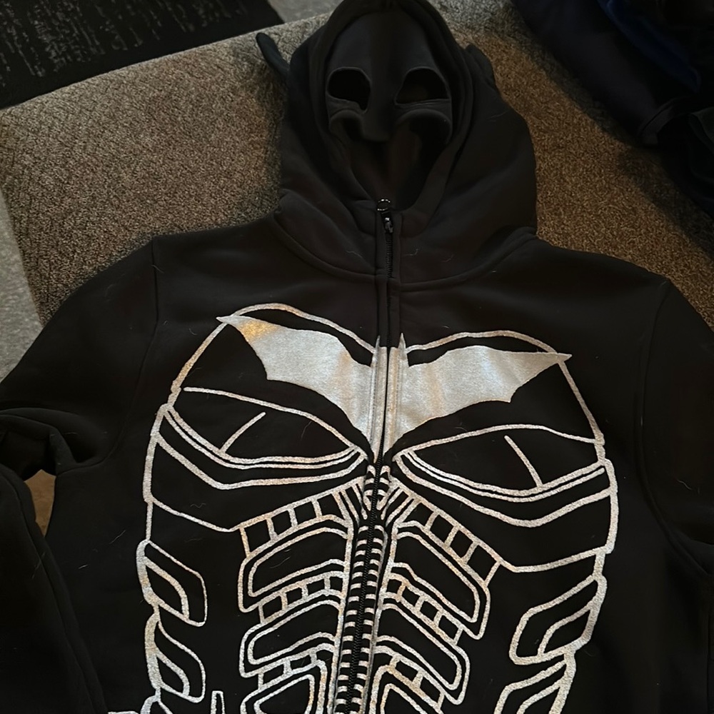 Batman youth hoodie with built in Batman mask